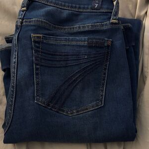 7 For All Mankind Dark Blue Tailorless Dojo